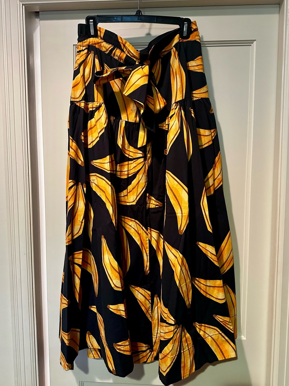Farm Rio banana print maxi skirt